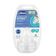 Chicco Dudlík na láhev Perfect 5/Well-Being fyziologický pomalý průtok 0m+ 2 ks