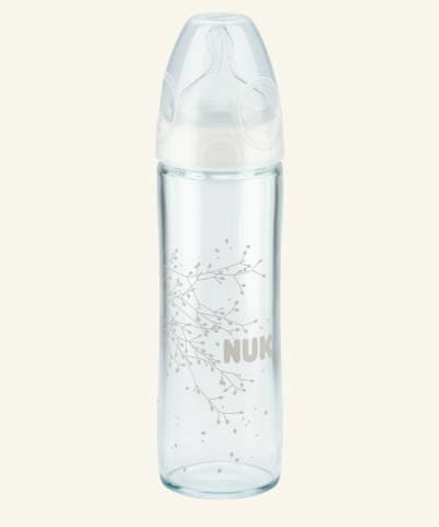 Kraftika Nuk first choice plus skleněná lahev 240ml new classic bílá