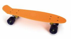 Small foot Skateboard oranžový neon