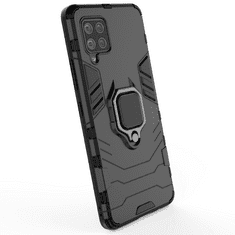 IZMAEL Odolné Pouzdro Ring Armor Case pro Samsung Galaxy A42 5G - Černá KP9703