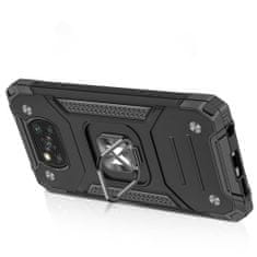 WOZINSKY Pouzdro Wozinsky Ring armor pro Xiaomi Poco X3 NFC/Poco X3 Pro -Stříbrná KP9116