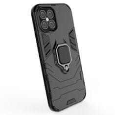 IZMAEL Odolné Pouzdro Ring Armor Case pro Huawei Mate 20 Lite - Černá KP9711