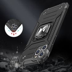 WOZINSKY Pouzdro Wozinsky Ring armor pro Apple iPhone 11 Pro Max -Stříbrná KP9143