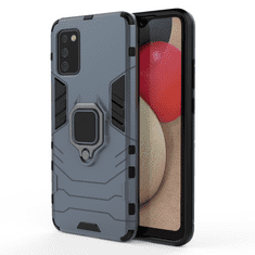 IZMAEL Odolné Pouzdro Ring Armor Case pro Samsung Galaxy A02s - Černá KP10334