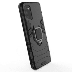 IZMAEL Odolné Pouzdro Ring Armor Case pro Samsung Galaxy A02s - Černá KP10334
