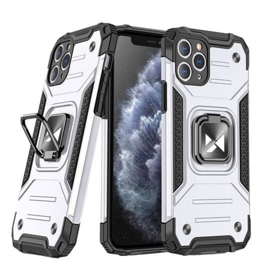 WOZINSKY Pouzdro Wozinsky Ring armor pro Apple iPhone 11 Pro -Stříbrná KP9130