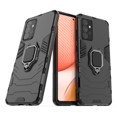 IZMAEL Odolné Pouzdro Ring Armor Case pro Samsung Galaxy A72 5G/Galaxy A72 4G - Černá KP9702