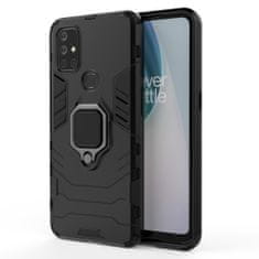 IZMAEL Odolné Pouzdro Ring Armor Case pro OnePlus Nord N100 - Černá KP13204