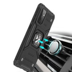 WOZINSKY Pouzdro Ring Armor s magnetickým úchytem pro Samsung Galaxy A72 4G , černá