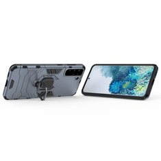 IZMAEL Odolné Pouzdro Ring Armor Case pro Samsung Galaxy S21 Plus 5G/Galaxy S30 Plus - Modrá KP10327