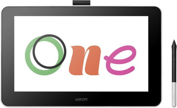 Wacom One Creative Pen Display, bílá (DTC133W0B)