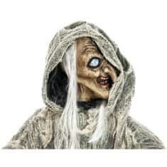 Europalms Halloween čarodějnice s bradavicí, animovaná, 175cm