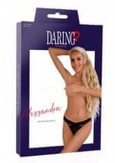 Daring Intimates Daring Intimates Alessandra black S/M - kalhotky s otevřeným rozkrokem