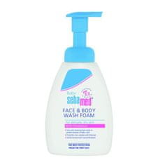 Sebamed Dětská mycí pěna na obličej a tělo Baby (Face & Body Wash Foam) 400 ml