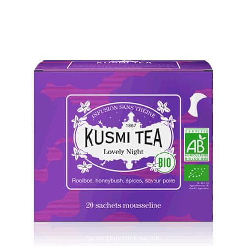 Kusmi Tea Lovely Night, 20 mušelínových sáčků (40 g)