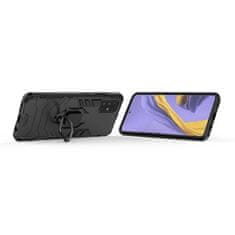 IZMAEL Odolné Pouzdro Ring Armor Case pro Samsung Galaxy A71 - Černá KP9716