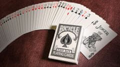 Bicycle Rider back silver - hrací karty