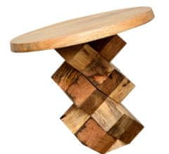 Danish Style Odkládací stolek Ash, 45 cm, hnědá