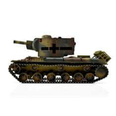 RC tank PRO 1/16 RC KV-2 754 (r) vícebarevná kamufláž - Infra IR - Servo