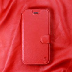 Mobiwear Kožené flip pouzdro na mobil Samsung Galaxy A33 5G - Červené - L_RDS