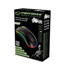 Esperanza Herní myš Esperanza SNIPER RGB | 3200 DPI