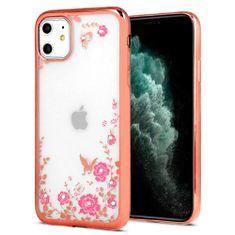 MobilPouzdra.cz Kryt Diamond Flower pro Apple iPhone 12 Pro Max rose , barva zlatá