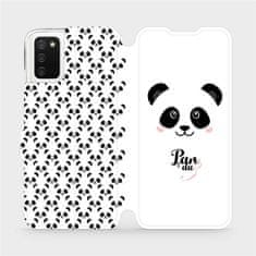 Mobiwear Flip pouzdro na mobil Samsung Galaxy A03s - M030P Panda Amálka