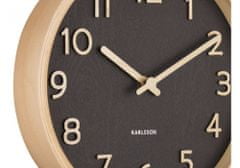Karlsson Designové nástěnné hodiny 5851BK Karlsson 22cm