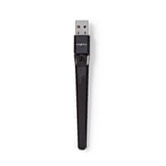 Nedis WSNWA600BK Wi-Fi USB dongle AC600 Dual Band 2.4/5 GHz s anténou