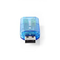 Nedis USB zvuková karta, zvuk 5.1, 3D (USCR10051BU)