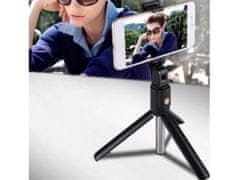 Alum online Selfie tyč s bluetooth, stativ, tripod 3v1 - K07