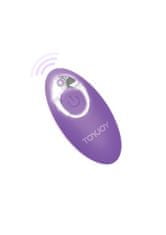 Toyjoy ToyJoy My Orgasm Eggsplode Remote Egg purple vibrační vajíčko