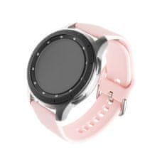 FIXED Silikonový řemínek Silicone Strap s Quick Release 20mm pro smartwatch, růžový