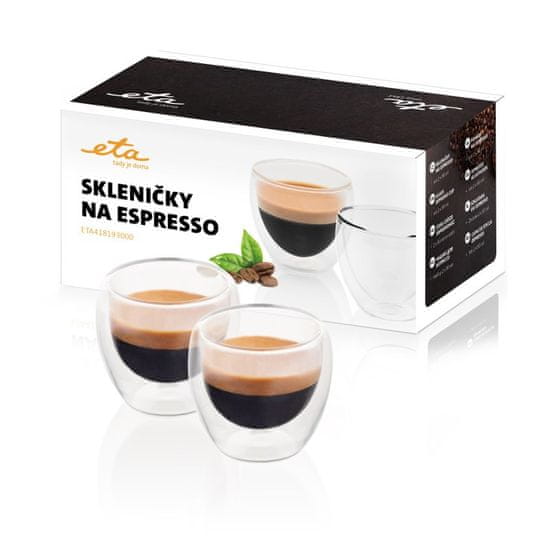 ETA skleničky na espresso 4181 93000 , 80 ml, 2ks