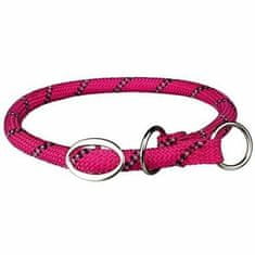 Trixie Sportovní obojek lanový, m: 45 cm/ 8mm, fuchsia -