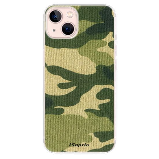 iSaprio Silikonové pouzdro - Green Camuflage 01 pro Apple iPhone 13