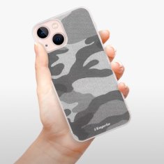 iSaprio Silikonové pouzdro - Gray Camuflage 02 pro Apple iPhone 13 mini