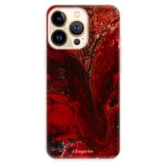 iSaprio Silikonové pouzdro - RedMarble 17 pro Apple iPhone 13 Pro