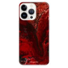 iSaprio Silikonové pouzdro - RedMarble 17 pro Apple iPhone 13 Pro