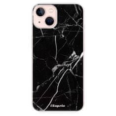 iSaprio Silikonové pouzdro - Black Marble 18 pro Apple iPhone 13