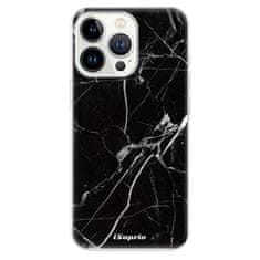 iSaprio Silikonové pouzdro - Black Marble 18 pro Apple iPhone 13 Pro