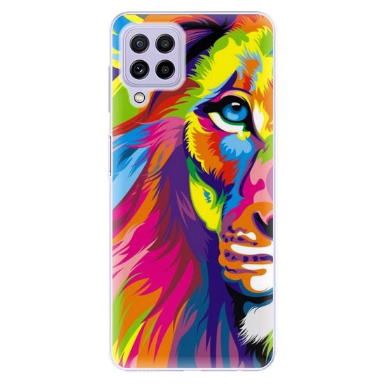 iSaprio Silikonové pouzdro - Rainbow Lion pro Samsung Galaxy A22