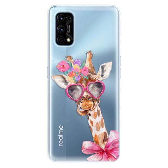 iSaprio Silikonové pouzdro - Lady Giraffe pro Realme 7 Pro