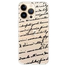 iSaprio Silikonové pouzdro - Handwriting 01 - black pro Apple iPhone 13 Pro Max