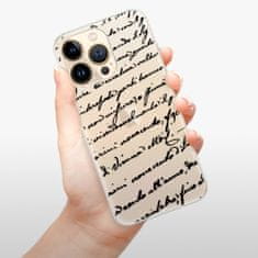 iSaprio Silikonové pouzdro - Handwriting 01 - black pro Apple iPhone 13 Pro Max
