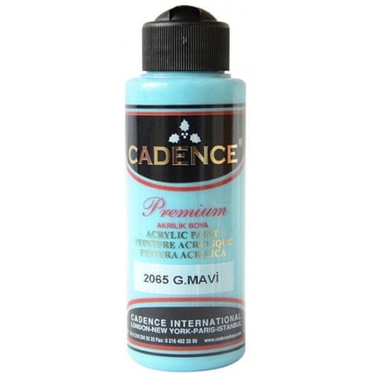 Aladine Akrylová barva Cadence Premium 70 ml - azure blue azurová