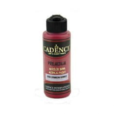 Aladine Akrylová barva Cadence Premium 120 ml - crimson red karmínově červená