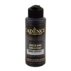 Aladine Akrylová barva Cadence Premium 2XL 250 ml - black černá