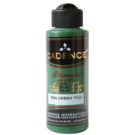 Aladine Akrylová barva Cadence Premium 70 ml - forest green tm. zelená