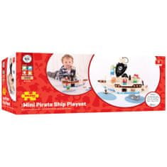 InnoVibe Bigjigs Toys Pirátská loď s piráty